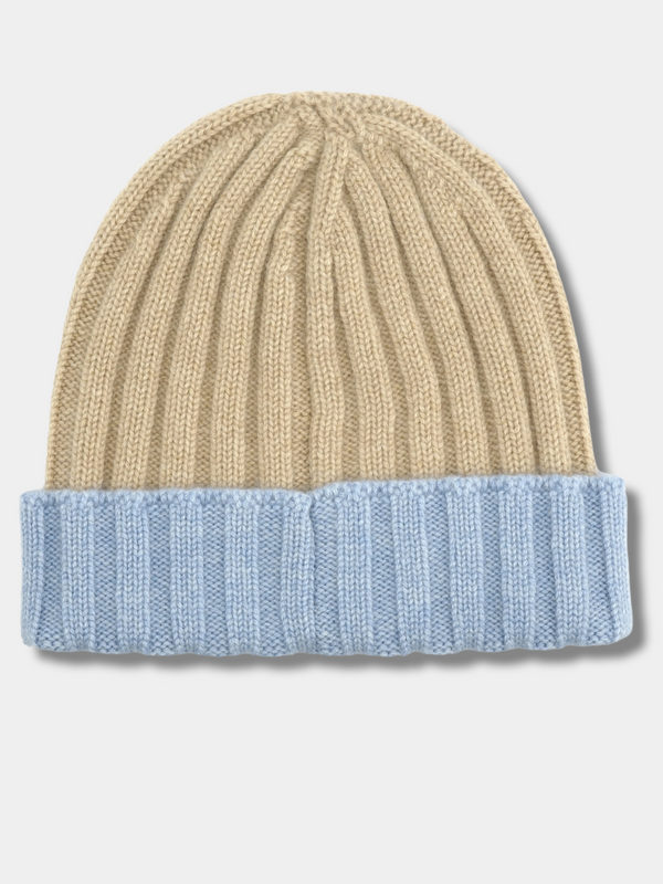 Ribbed Beanie Adult Ortles 100% Cashmere