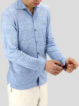 Knitted Shirt Celeste 70% Linen 30% Silk